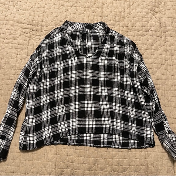 Madewell Plaid Blouse - Picture 1 of 2